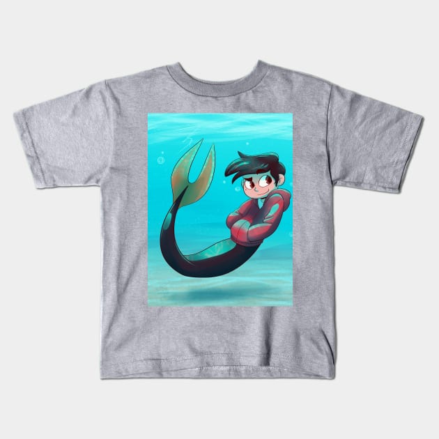 Marco Merman Kids T-Shirt by MahiStuff